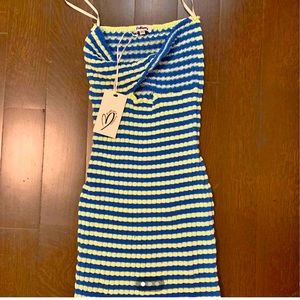 Knit fitted beach dress